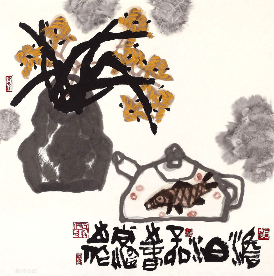 澹泊 68x68cm